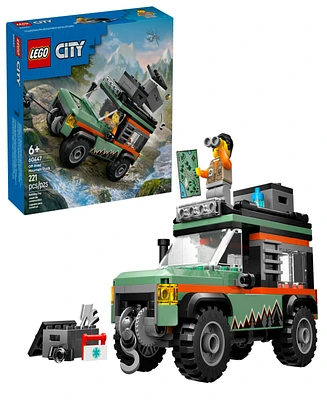 Lego City Off-Road 4 x 4 Mountain Truck Building Toy 60447, 221 Pieces