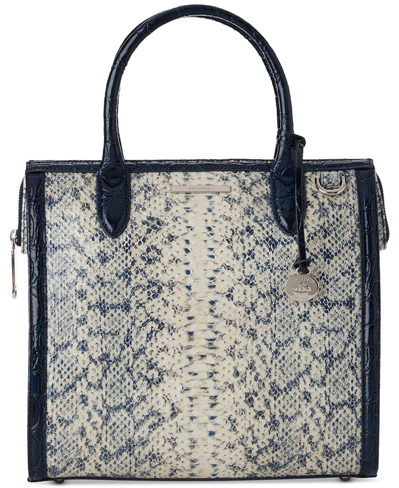 Brahmin Caroline Cirrus Small Leather Satchel
