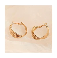 Swirl Hoop Earrings