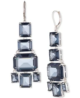 Lauren Ralph Geometric Stone Cluster Chandelier Drop Earrings