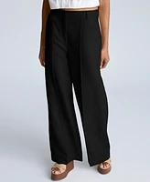 Kenneth Cole Women's Pintucked Wide-Leg Pants