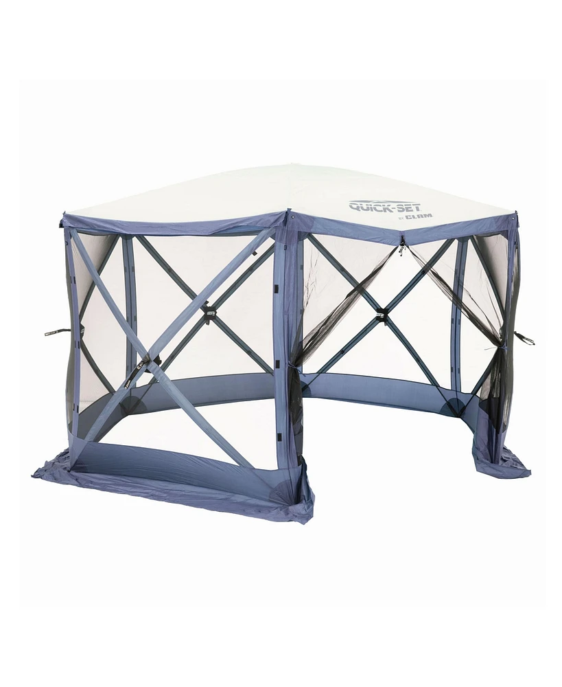 Clam Quick-Set Escape 11.5 x 11.5 Foot Portable Outdoor Canopy Shelter, Blue