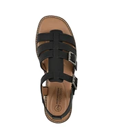 White Mountain Women's Mayday Round Toe Flat Sandals