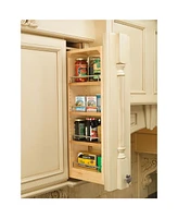 Rev-a-Shelf Pullout Wall Filler Between Cabinet Shelf Storage 6"x30", 432-wf-6C