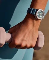Citizen Women's Promaster Sea Dive 4 Light Blue Polyurethane Strap Watch 36.5mm