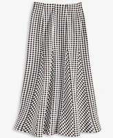On 34th Women's Seersucker Gingham Midi Skirt, Exclusively at Macy's
