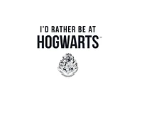 I'd Rather Be at Hogwarts Men's White Graphic Tee-3XL