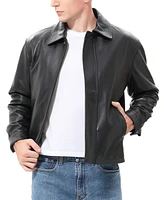 Bgsd Men Ryan Zip Front Leather Jacket