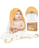 KeaBabies Luxe Baby Hooded Towel, Organic Bath Towels, Beach Towel for Newborn, Kids