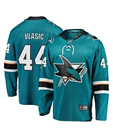 Fanatics Men's Marc-Edouard Vlasic Teal San Jose Sharks Premier Breakaway Player Jersey