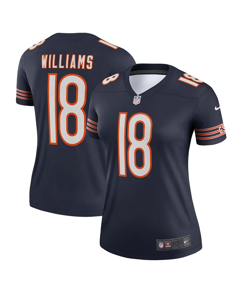 Nike Women's Caleb Williams Navy Chicago Bears Legend Player Performance Top