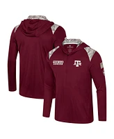 Colosseum Men's Maroon Texas A M Aggies Oht Military Appreciation Quarter-Zip Hoodie Jacket