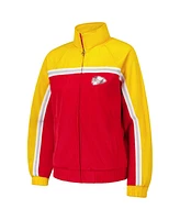 G-iii 4Her by Carl Banks Women's Red Kansas City Chiefs Post Game Full-Zip Track Jacket