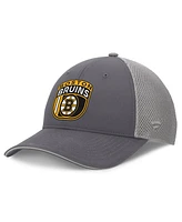 Fanatics Men's Gray Boston Bruins Authentic Pro Home Ice Trucker Adjustable Hat