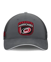 Fanatics Men's Gray Carolina Hurricanes Authentic Pro Home Ice Trucker Adjustable Hat