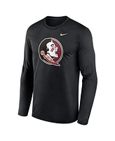 Nike Men's Black Florida State Seminoles Primetime Primary Legend Long Sleeve T-Shirt