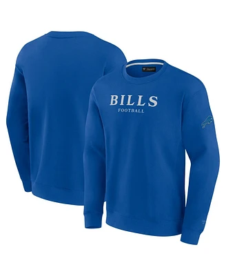 Fanatics Men's and Women's Royal Buffalo Bills Elements Unlimited Fleece Pullover Sweatshirt