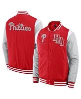 Fanatics Men's Red Philadelphia Phillies Elements Elite Full-Snap Jacket