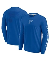 Fanatics Men's Blue St. Louis Blues Elements Strive Long Sleeve T-Shirt