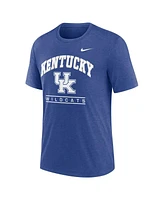 Nike Men's Royal Kentucky Wildcats Arch Over Logo Tri-Blend T-Shirt