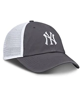 Nike Men's Gray New York Yankees Adjustable Trucker Hat