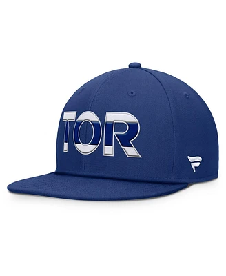 Fanatics Men's Blue Toronto Maple Leaf's Authentic Pro Rink Snapback Hat