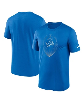 Nike Men's Blue Detroit Lions Primetime Legend Icon Performance T-Shirt