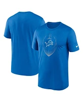 Nike Men's Blue Detroit Lions Primetime Legend Icon Performance T-Shirt