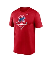 Nike Men's Red Chicago Cubs Icon Legend Performance T-Shirt