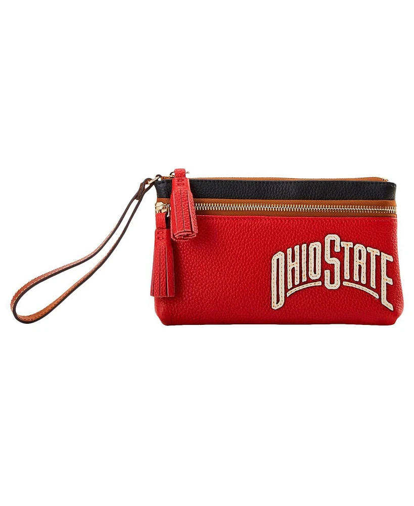 Dooney & Bourke Ohio State Buckeyes Infield Double-Zip Wristlet