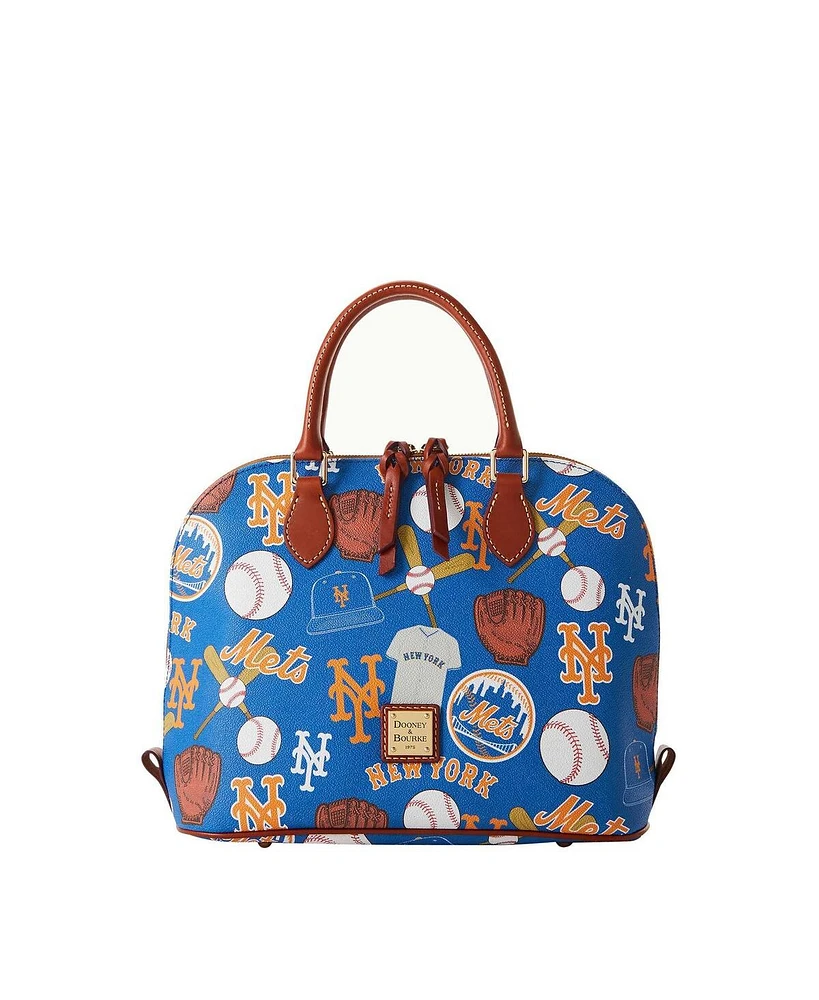 Dooney & Bourke New York Mets Game Day Zip Zip Satchel