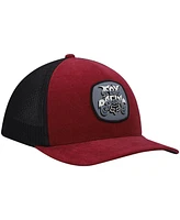 Fox Men's Burgundy/Black Colel Tri-Blend Trucker Flex Hat