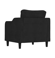 Sofa Chair Black 23.6" Fabric