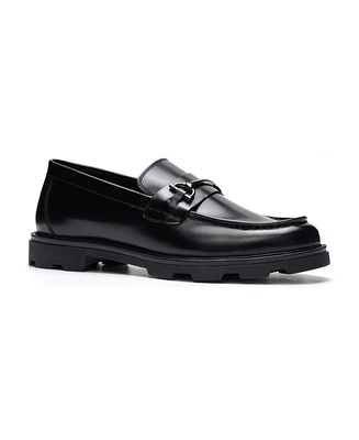 A. Veer Men's Samuel Leather Bit Loafers