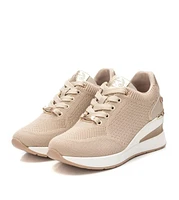 Women's Wedge Lace-Up Sneakers By Xti