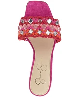 Jessica Simpson Women's Cameleah Embellished Woven Dress Sandals