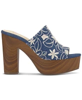 Jessica Simpson Women's Shelbie Block Heel Platform Mules