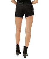 Silver Jeans Co. Women's Boyfriend Mid Rise Luxe Stretch Shorts