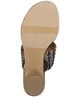 Style & Co Women's Brandyy Embellished Raffia Sandals, Exclusively at Macy's