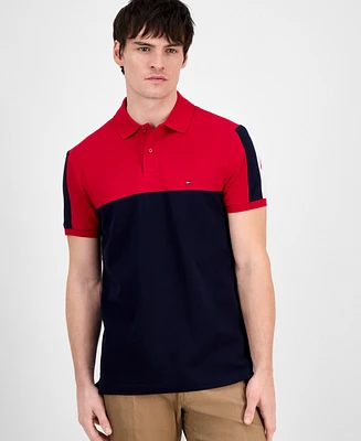 Tommy Hilfiger Men's Regular-Fit Colorblocked Polo Shirt