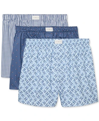 Tommy Hilfiger Men's 3-Pk. Woven Boxers