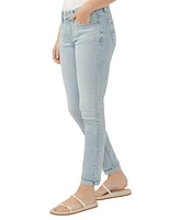 Silver Jeans Co. Women's Girlfriend Mid Rise Slim Leg