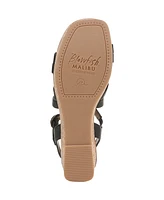 Blowfish Malibu Women's Aurora Open Square Toe Strappy Wedge Sandals