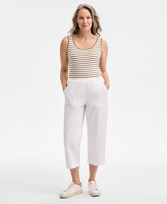Style & Co Women's Mid-Rise Pull-On Capri Pants, Regular Petite, Exclusively at Macy's