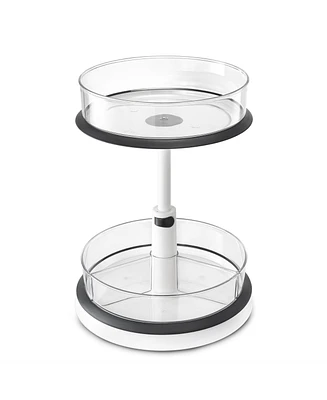 Sorbus 2-Tier Clear Lazy Susan Turntable Organizer