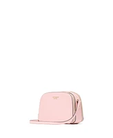 kate spade new york Devin Saffiano Leather Double Zip Dome Crossbody Bag