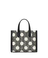Kate Spade New York Manhattan Dot Tweed Small Tote Bag
