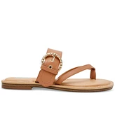 Dv Dolce Vita Women's Joolz Buckle Slip-On Flat Sandals