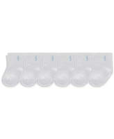 Polo Ralph Lauren Baby Boy Sport Quarter Socks, 6 Pack