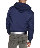 Champion Men's Jersey Hood Varsity Bomber Jacket